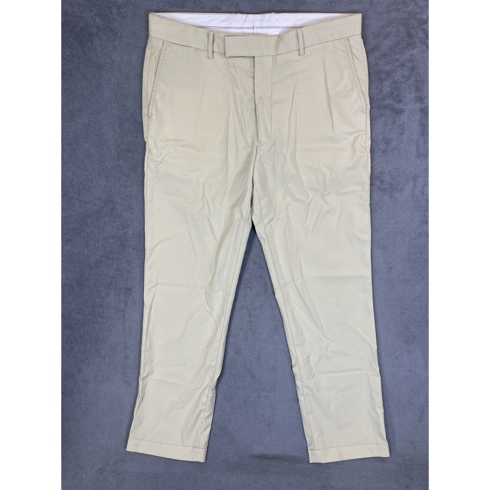 RLX‎ Chino Pants Mens 34x33 Tan Khaki Straight Lightweight Golf Ralph Lauren